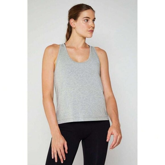FourLaps Surge Tank Two Tone Heather Grey, Size Small, NWT - Picture 1 of 5